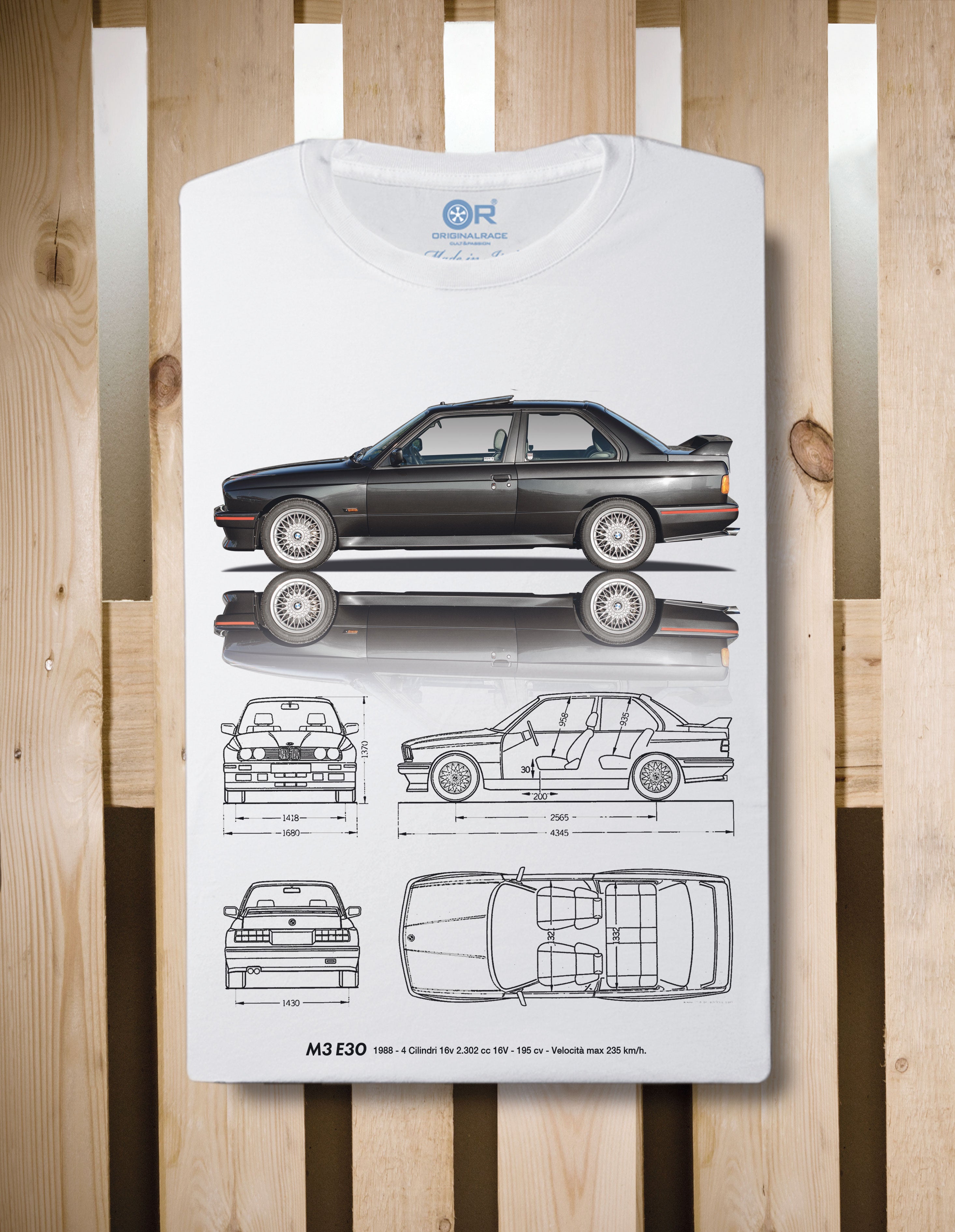 T-shirt manica corta E30 M3