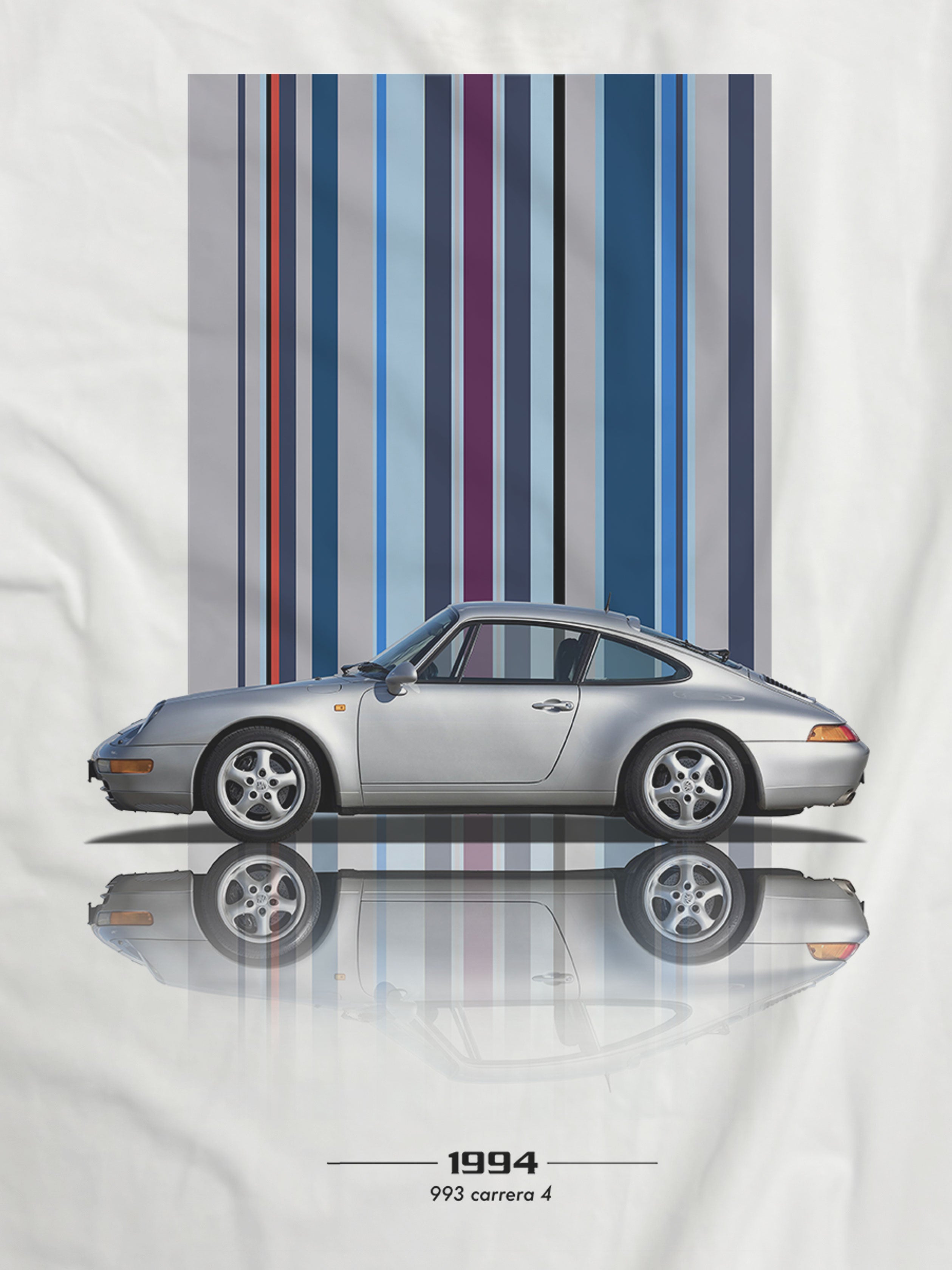 T-shirt manica corta 993 Carrera 4 Texture