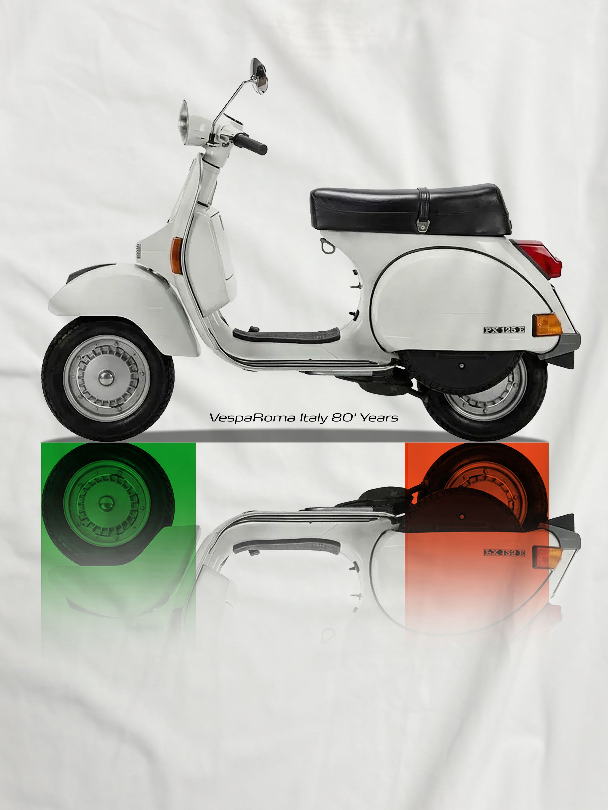 T-shirt manica corta PX 125 80'Years