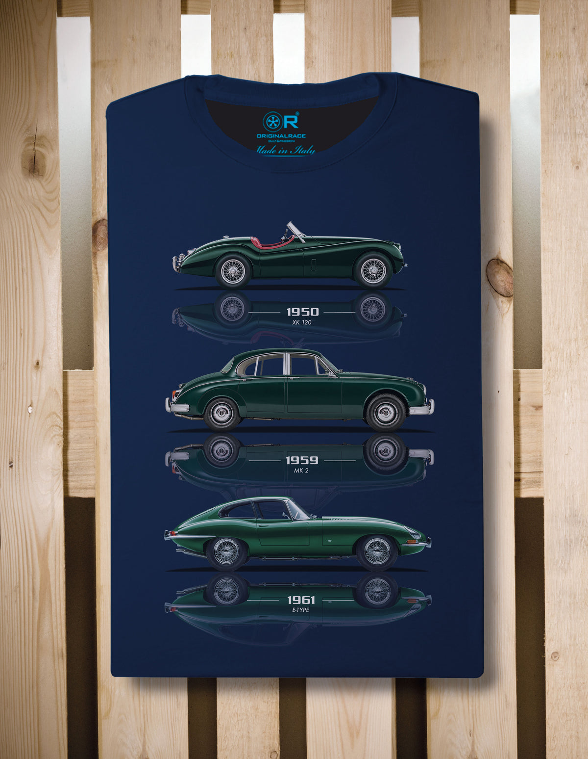 T-shirt manica corta XK120 MK2 E-Type