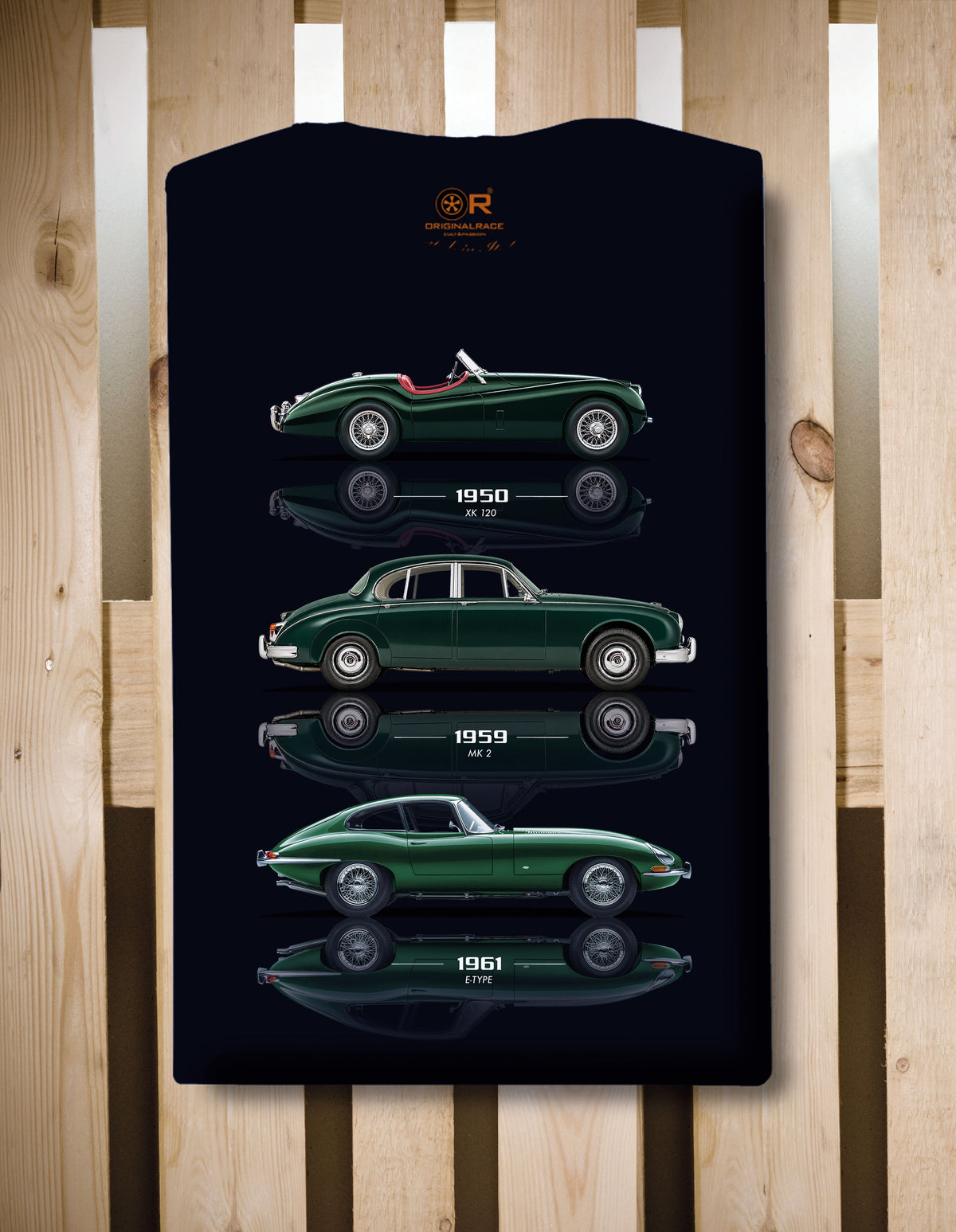 T-shirt manica corta XK120 MK2 E-Type