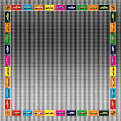 FOULARD PEPITA