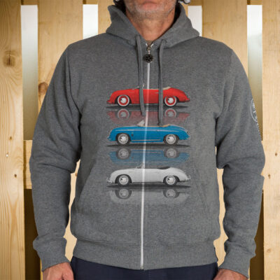 FELPA ZIP CAPPUCCIO 356 SPEEDSTER 54 55