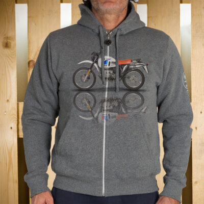 FELPA ZIP CAPPUCCIO R80 GS PARIS DAKAR