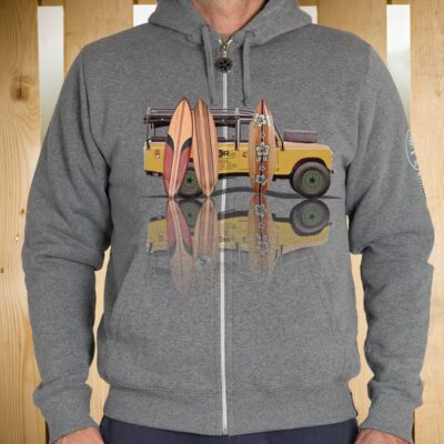 FELPA ZIP CAPPUCCIO LAND 109 SURF