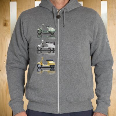 FELPA ZIP CAPPUCCIO SCOOTER 3