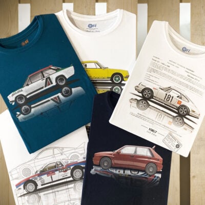 T-shirt rally legend cars