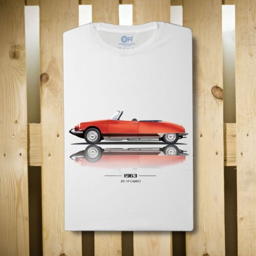 T SHIRT DS19 CABRIO WHITE