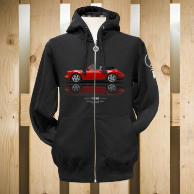 FELPA ZIP CAPPUCCIO 964 CABRIO TL RED