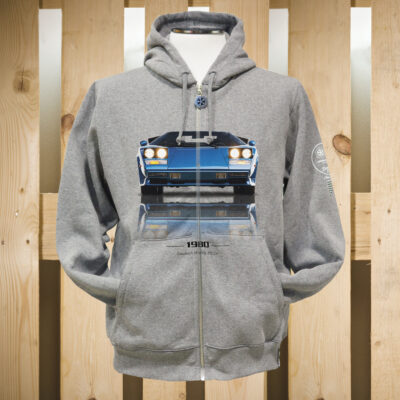 FELPA ZIP CAPPUCCIO COUNTACH LP 400S 1980