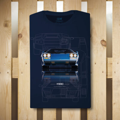 T-SHIRT COUNTACH LP 400S 1980 TECH