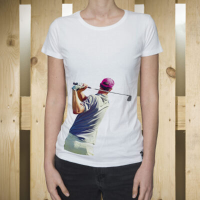 T-SHIRT GOLF DRIVE FUCSIA DONNA